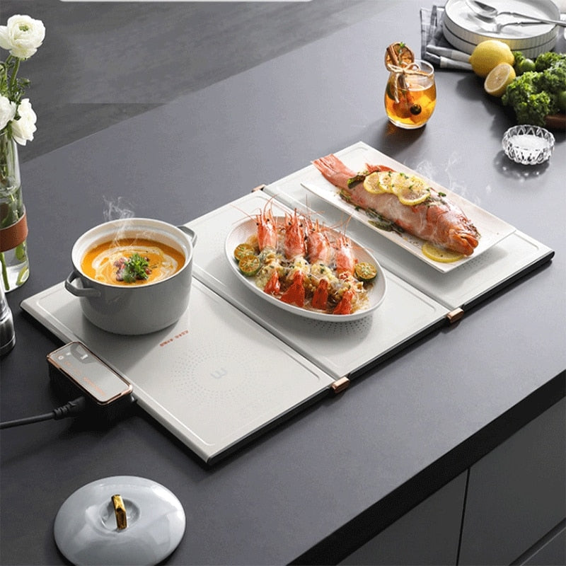 Compact Collapsible Thermal Food Server Tray - Luxicro