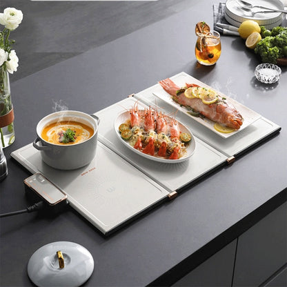 Compact Collapsible Thermal Food Server Tray - Luxicro