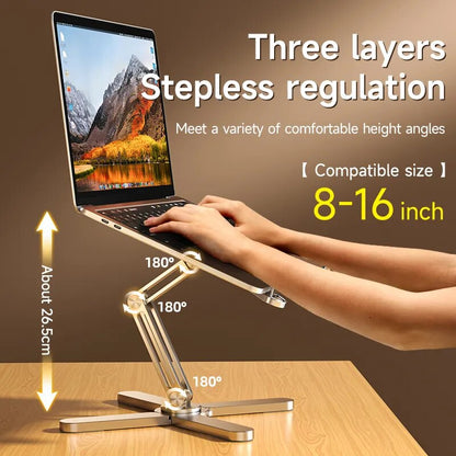 Portable Adjustable Laptop Table Stand