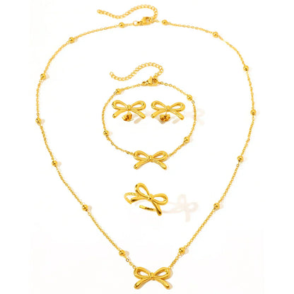 Dainty Pearl Satellite Necklace Set for Ladies - Luxicro