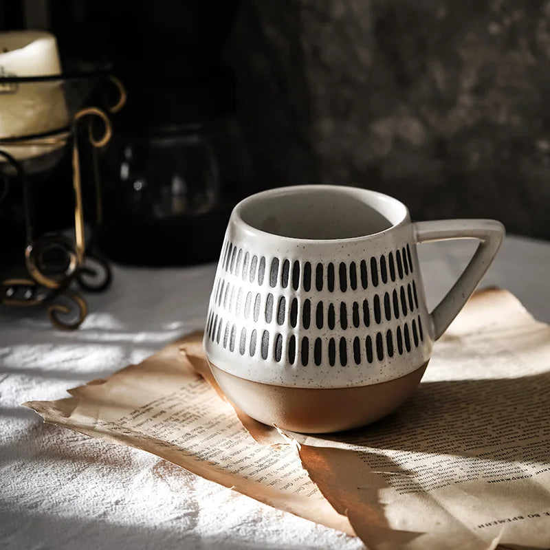 Big Vintage Style Coffee Mug Fall Gift