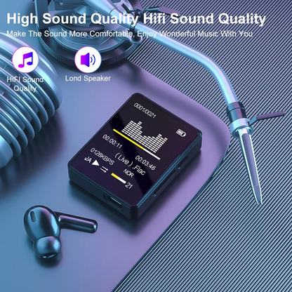 Portable Wireless MP3 Player with LED Screen
