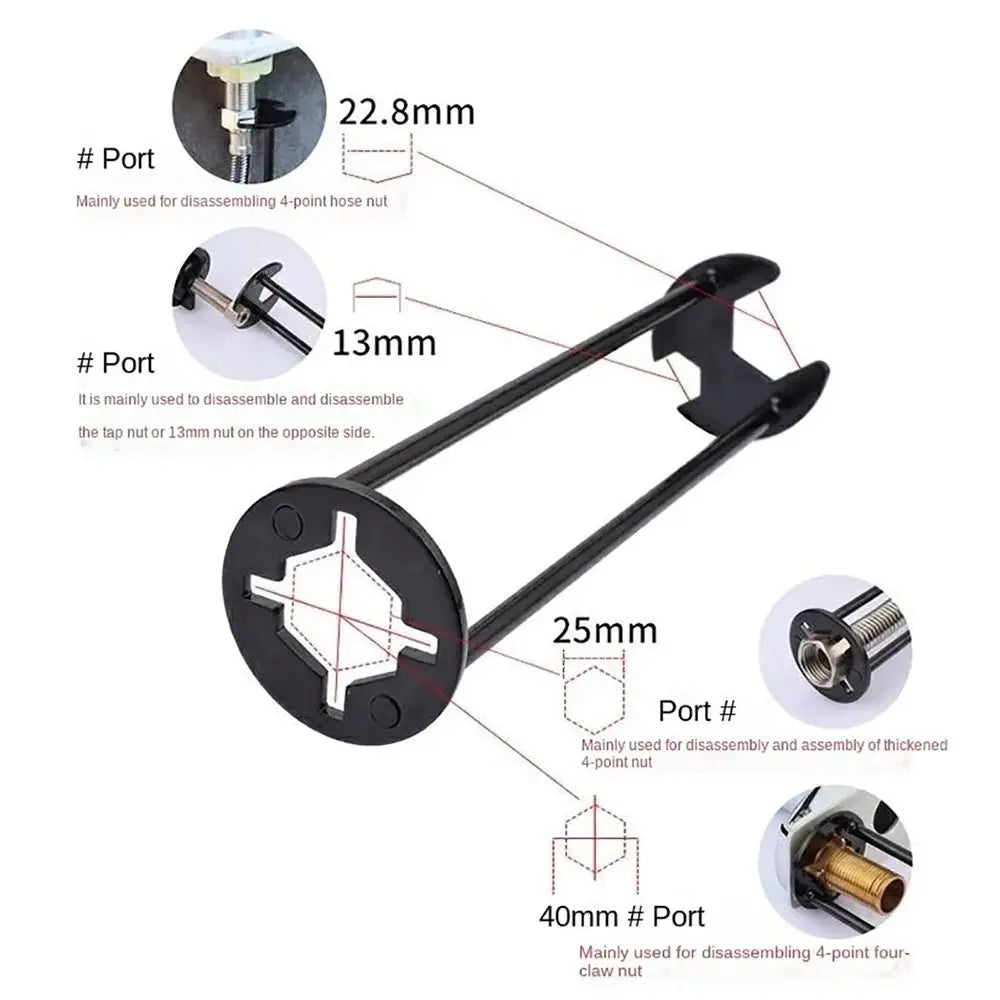 Dual Head Easy Grip Faucet Tool