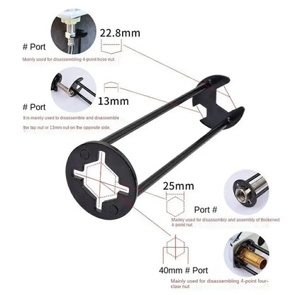 Dual Head Easy Grip Faucet Tool