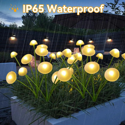 Bright Outdoor Solar Garden Light 6 LEDs