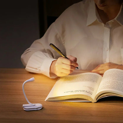Adjustable Desk LED Reading Lamp with Flex Arm - Luxicro