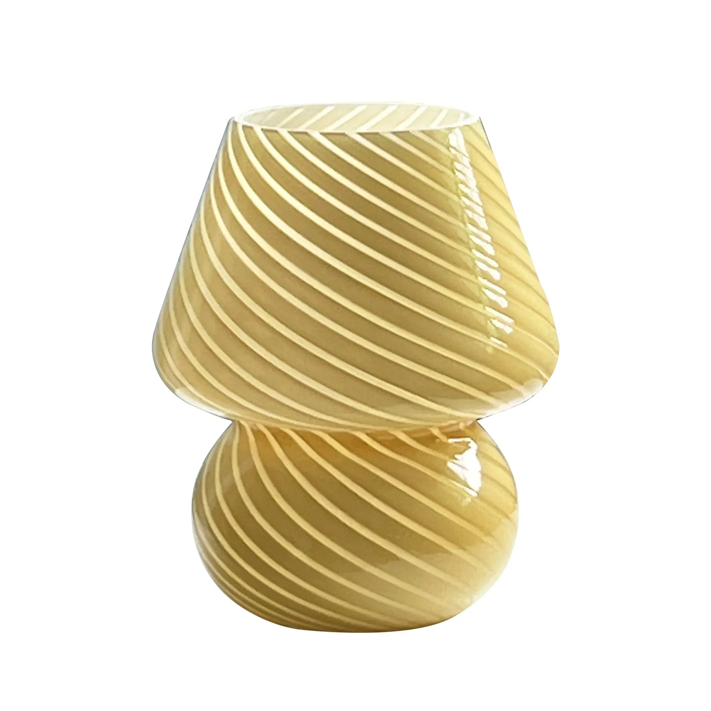 Elegant Clear Mushroom Desk Lamp