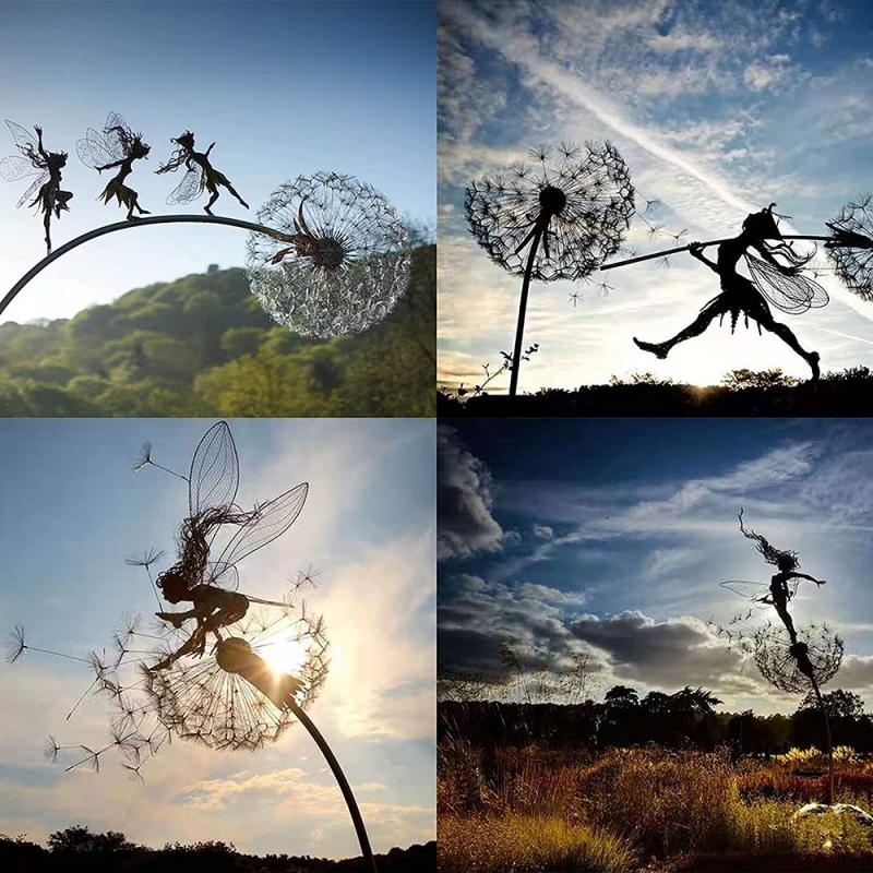 Enchanting Fairy Figurines: Cute Outdoor Decor