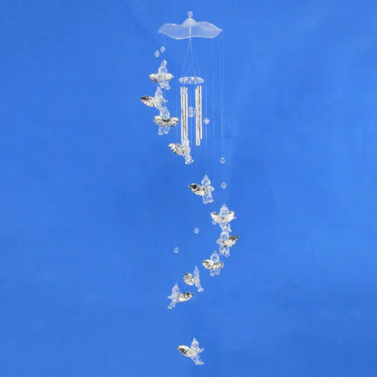 Delicate Garden Wind Chime with Bells and Butterfly