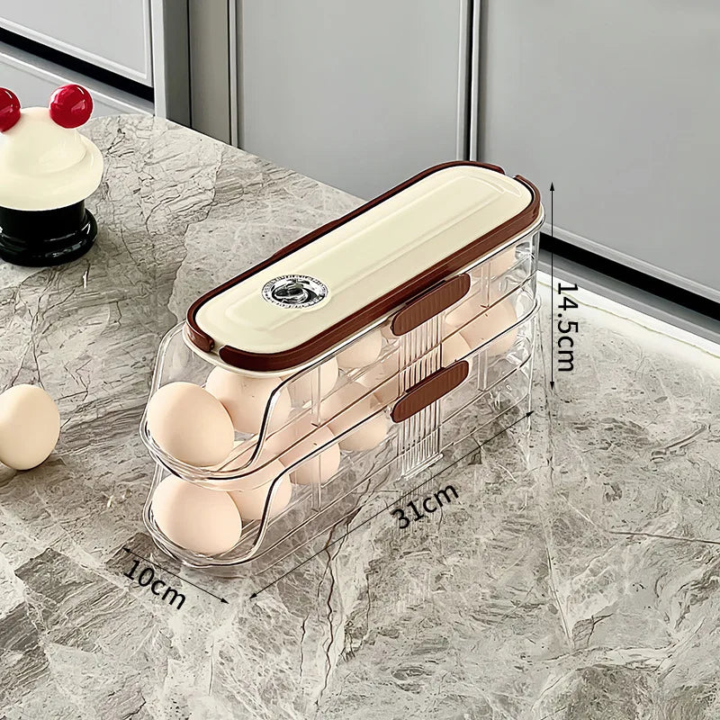 Space Saving Stackable Egg Holder Tray