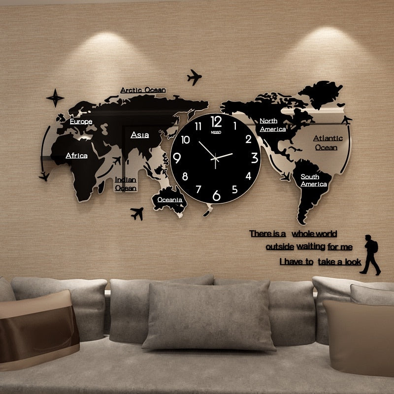 Vibrant Geometric Wall Clock Home Decoration