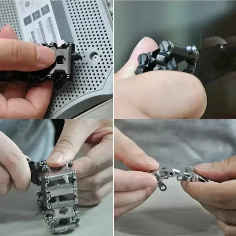 Tough Stainless Steel Survival Bracelet