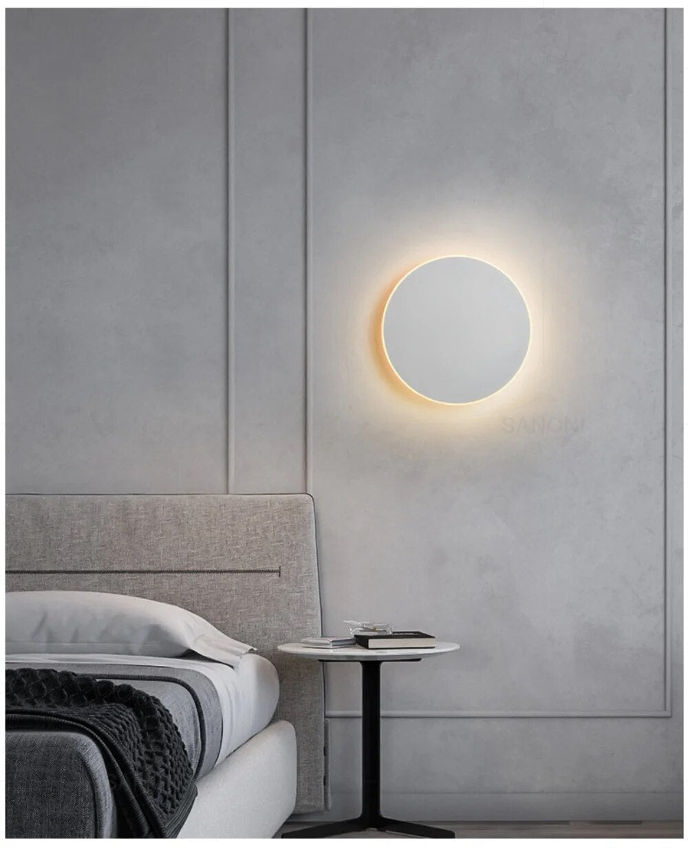 Round Contemporary LED Light Fixture