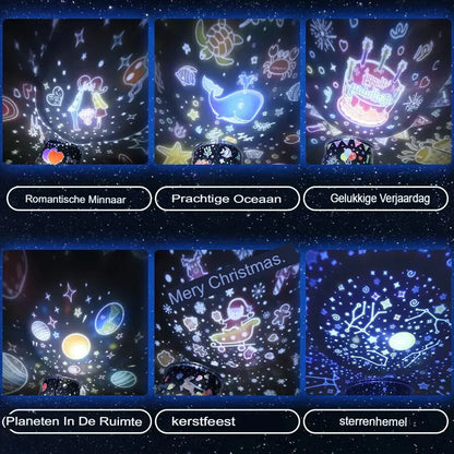 Fun Childrens Starry Night Lamp Projector