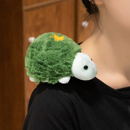 Cuddly Lime Stuffed Animal Pillow Friend