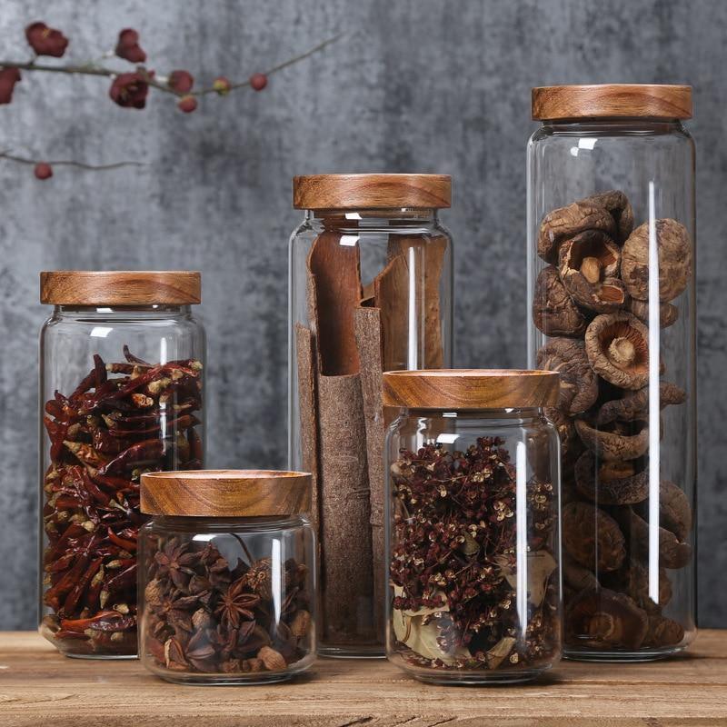 Compact Clear Kitchen Food Storage Containers - Luxicro