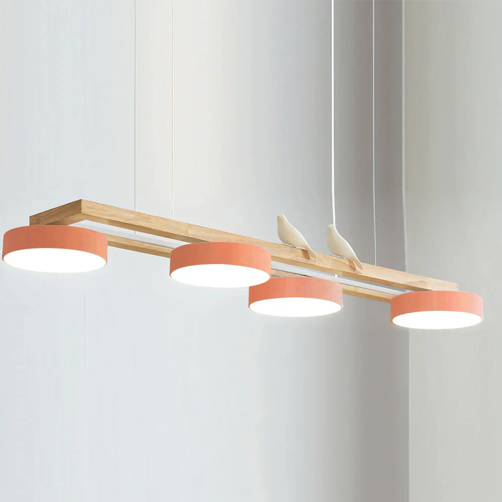 Stylish Wooden Pendant Ceiling Lamp