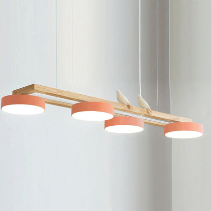 Stylish Wooden Pendant Ceiling Lamp