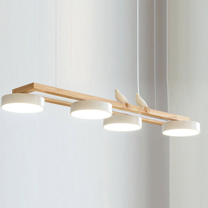 Stylish Wooden Pendant Ceiling Lamp