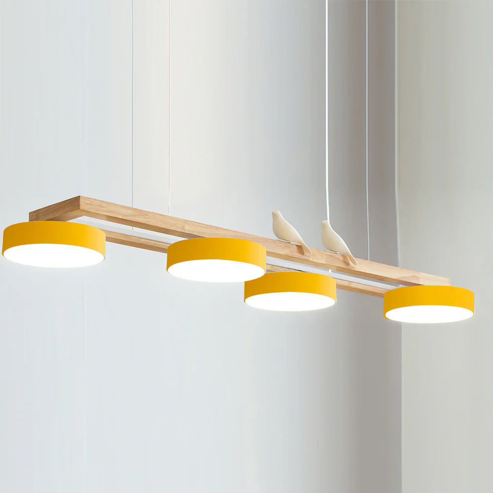 Stylish Wooden Pendant Ceiling Lamp