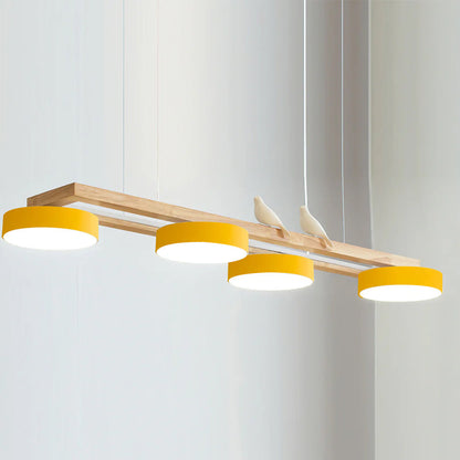 Stylish Wooden Pendant Ceiling Lamp
