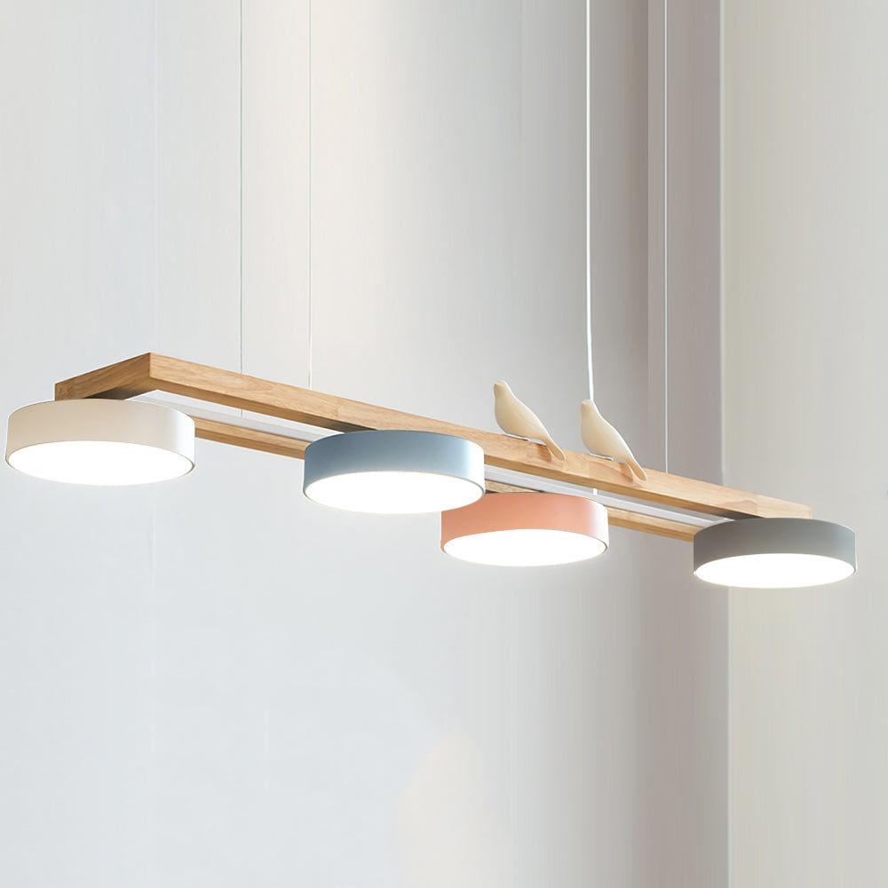 Stylish Wooden Pendant Ceiling Lamp