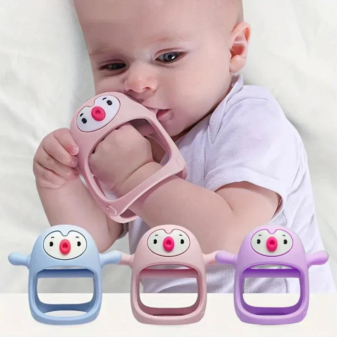 Gentle Infant Chew Silicone Teething Ring