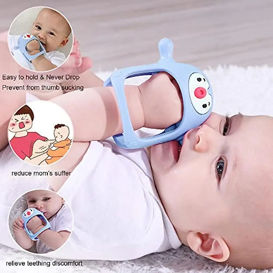 Soft Baby Teether Toy with Silicone Teethers