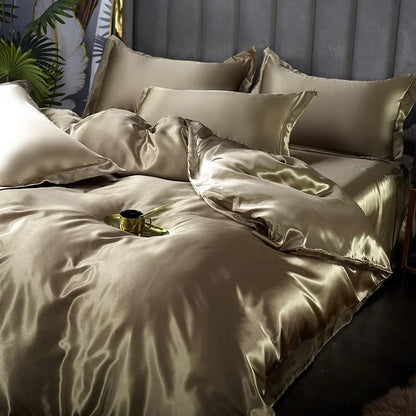 Luxurious Silk Bed Sheet Set