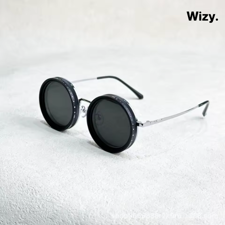 Trendy Black Lens Sunglasses with UV Protection