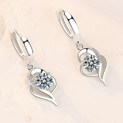 Sparkling CZ Necklace with Silver Accents