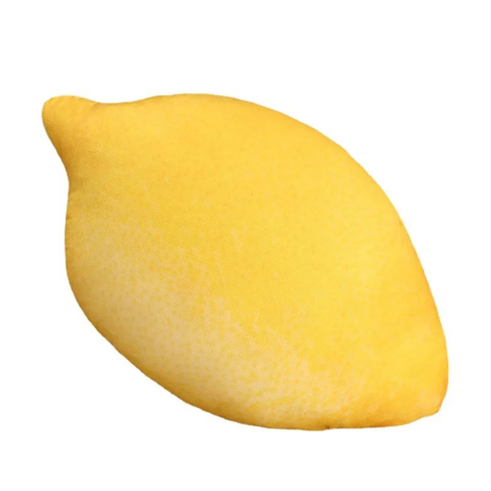 Comfy Fuzzy Fruit Throw Pillow
