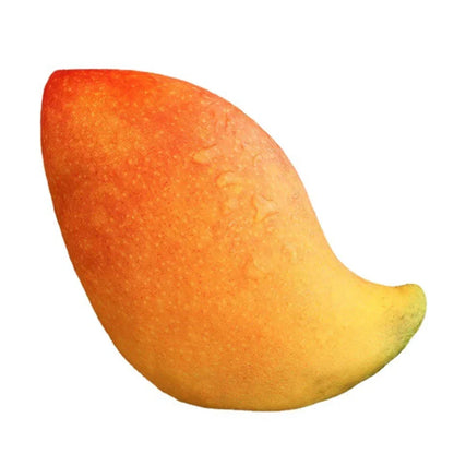 Cute Fuzzy Fruit Throw Pillow