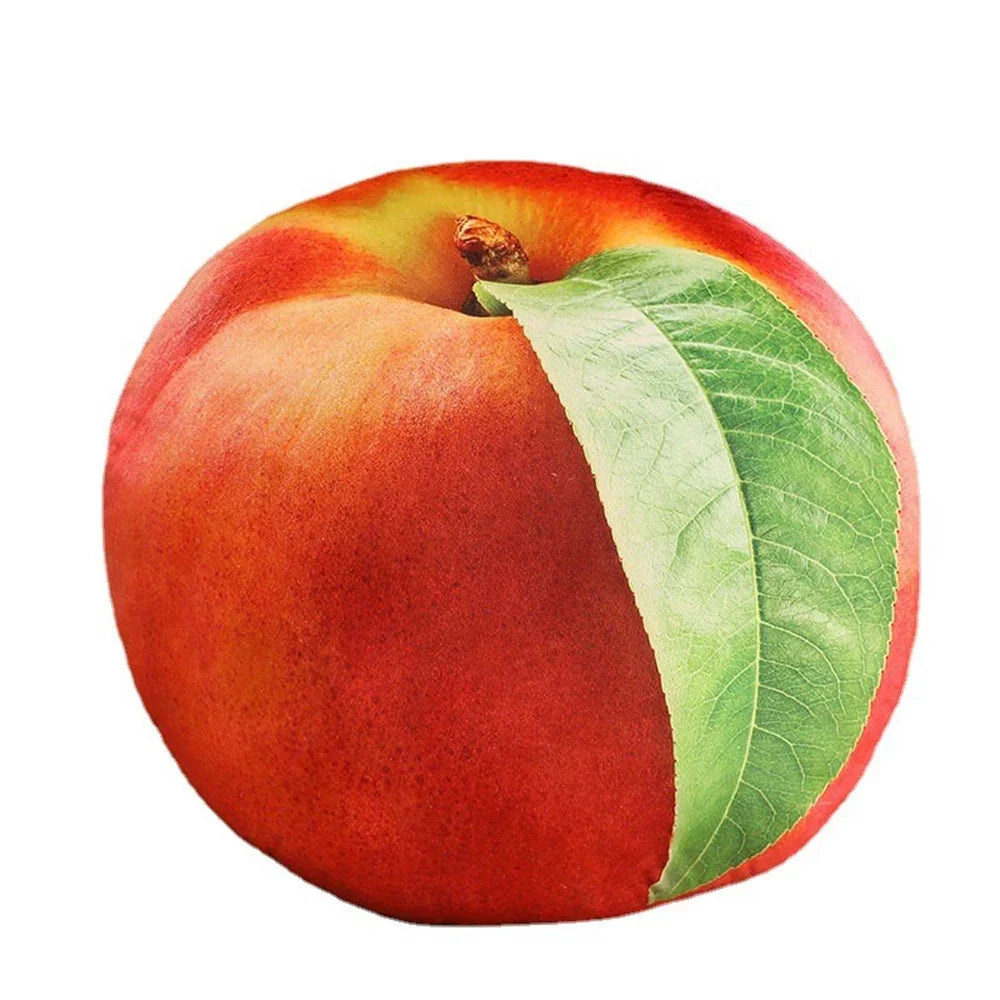 Comfy Fuzzy Fruit Throw Pillow