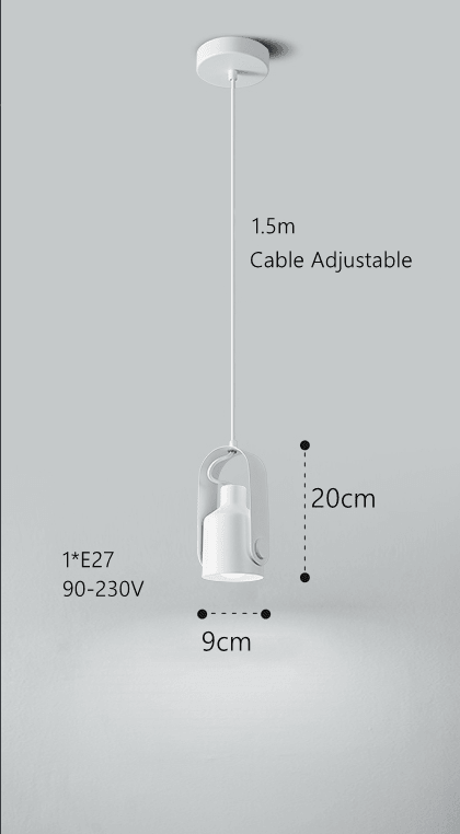 Industrial Chic Metal Pendant LightFixture