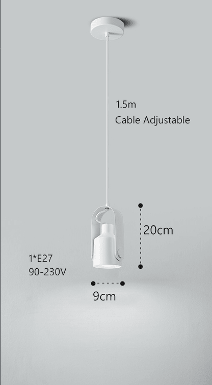 Industrial Chic Metal Pendant LightFixture