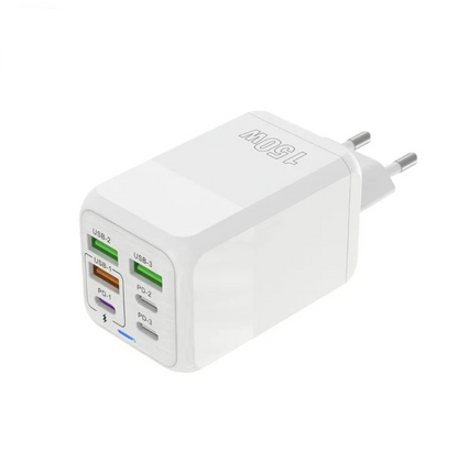 Fast 6-Port USB Charger Adapter for iPhone & Samsung