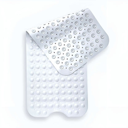 Non-Slip Bath Mat with Extra Grip Suction Cups - Luxicro