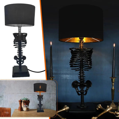 Dark Decorative Skull Table Light