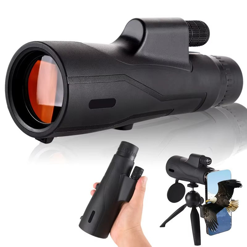 Compact HD Travel Telescope for Stars and Birds - Luxicro