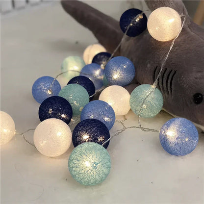 Soft Ivory Fairy Light String Decoration