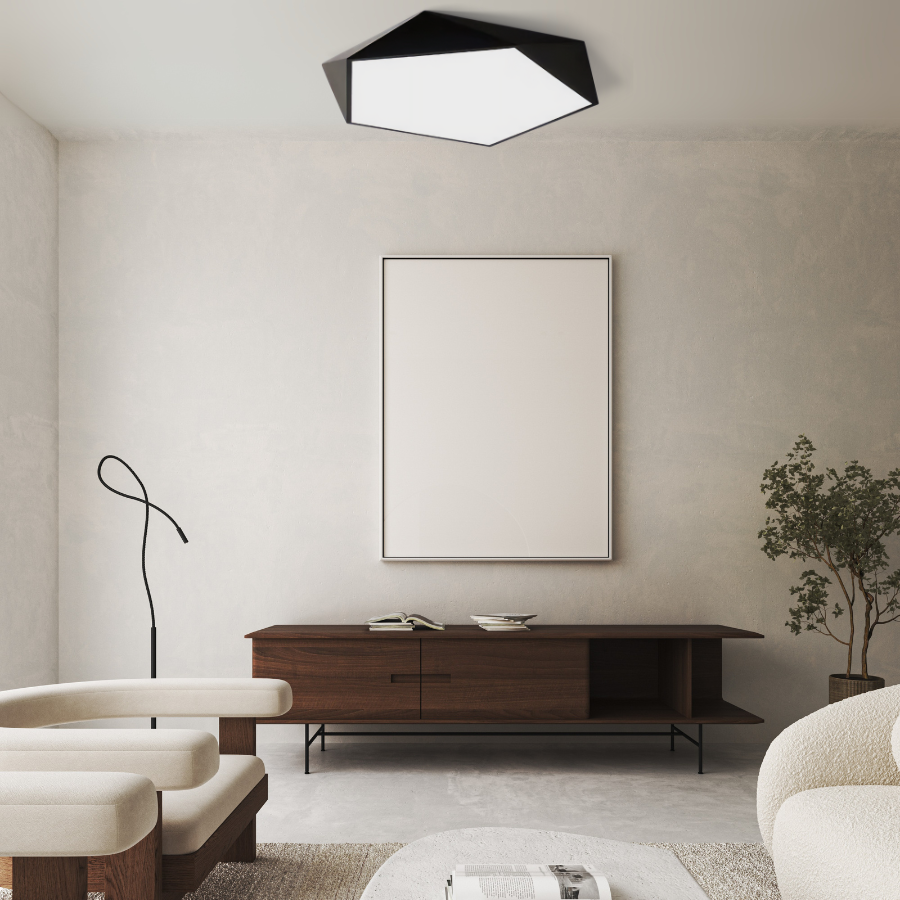Sleek Ceiling Light Fixtures with Remote Control - Luxicro