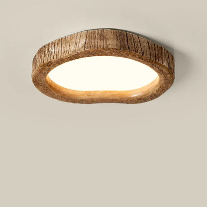 Rustic Wooden Style LED Ceiling Lamp - Luxicro