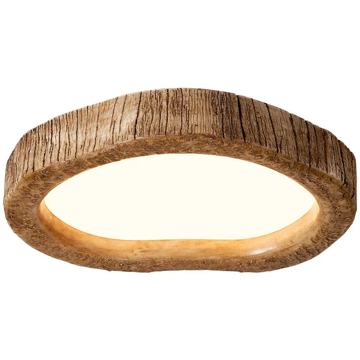 Rustic Wooden Style LED Ceiling Lamp