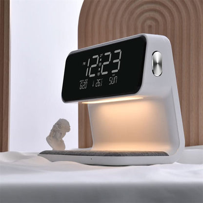 Compact LED Alarm Clock with Adjustable Brightness