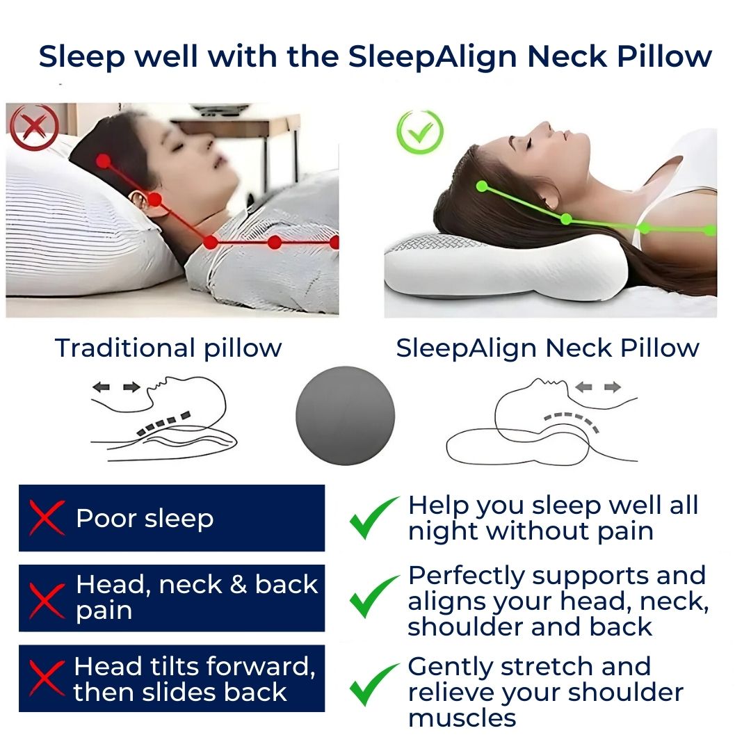 Contour Memory Foam Neck Support Pillow