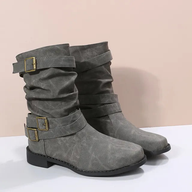Comfy Low Heel Boots for Women