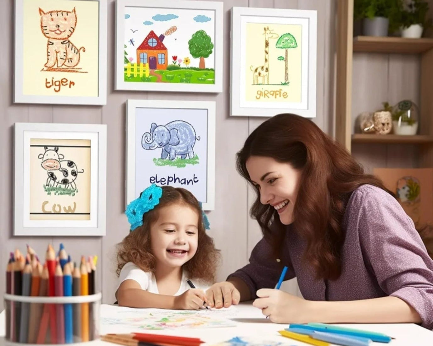 Fun Children's Refrigerator Photo Frame