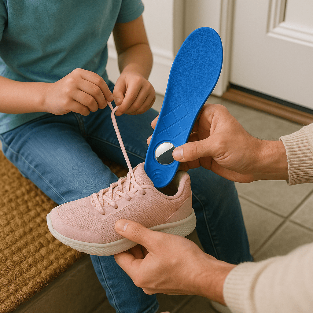 Breathable Arch Support Insoles with Tracking
