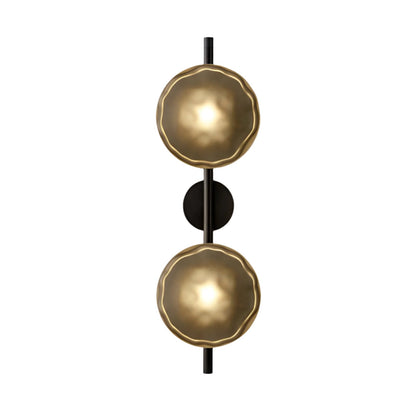 Simple Circular Glass Wall Lamp